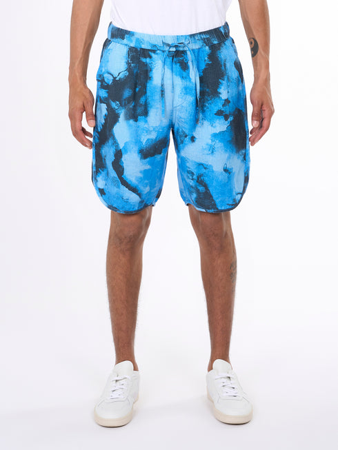Kenntnisgecotton Bekleidung - Lose Leinen -AOP -Shorts - Gots/Veganer